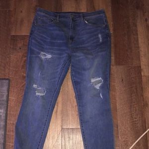 Medium Wash Aeropostale Skinny High Waisted Jeans